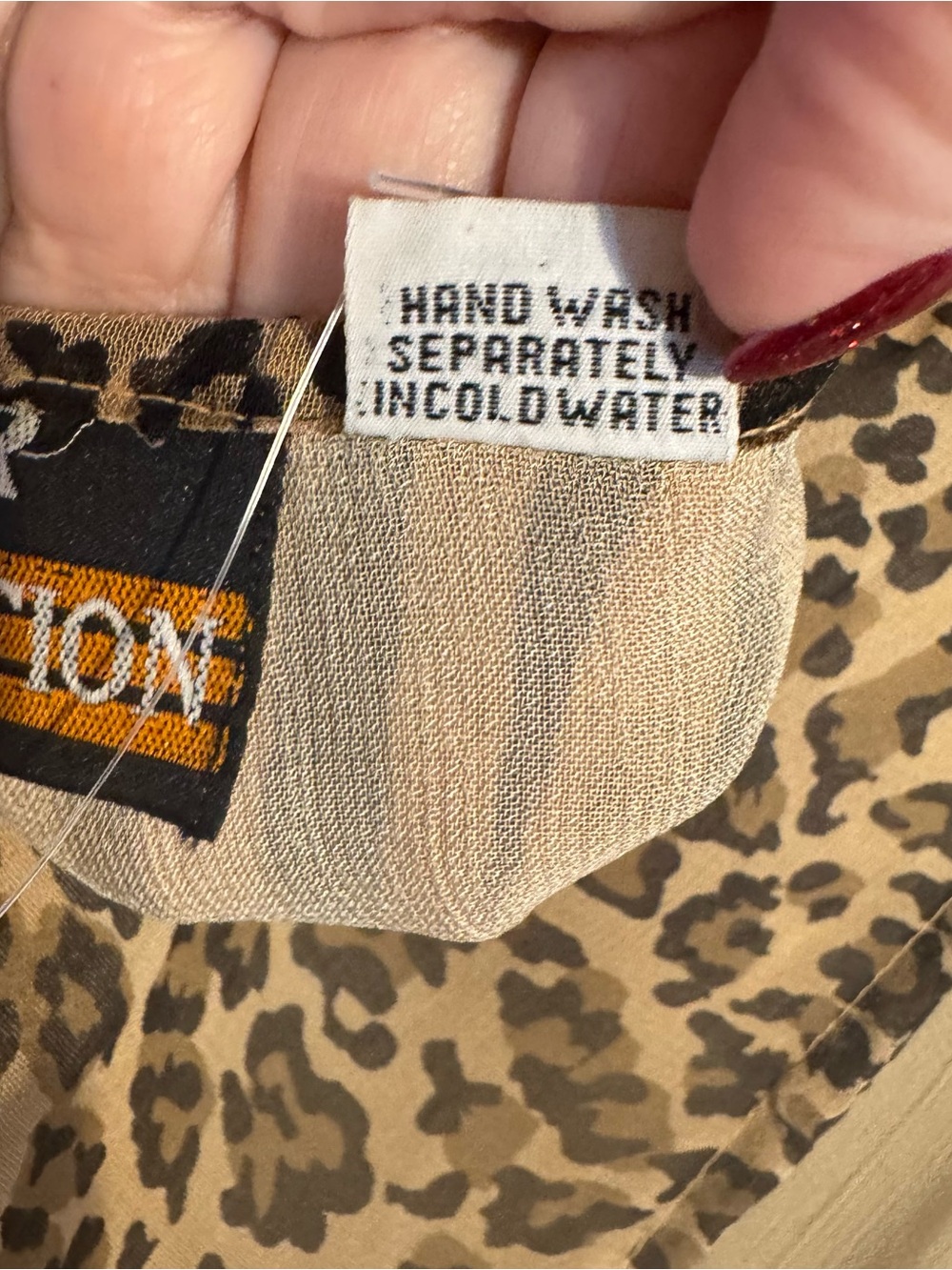 NWT Plus Size Animal Print  Top - Tan/Brown 1X/2X/3X    #X - Picture 7 of 11
